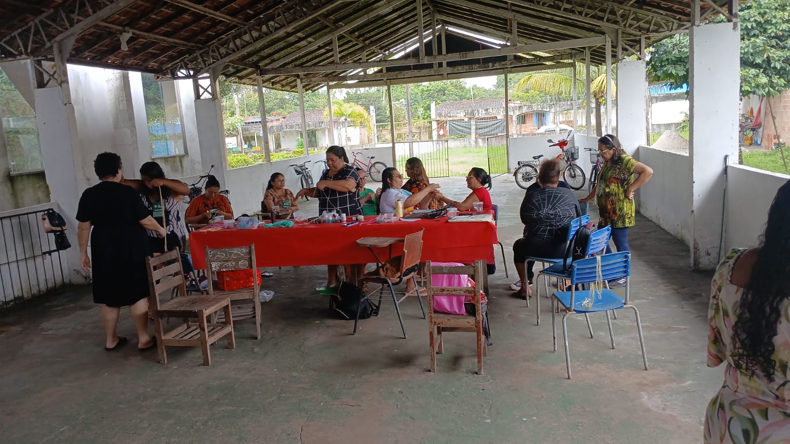 Encontro de engenheiros agrônomos na comunidade